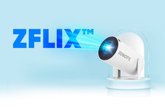 How to Turn Your Living Room into a Home Theater with Zflix Mini Portable Projector